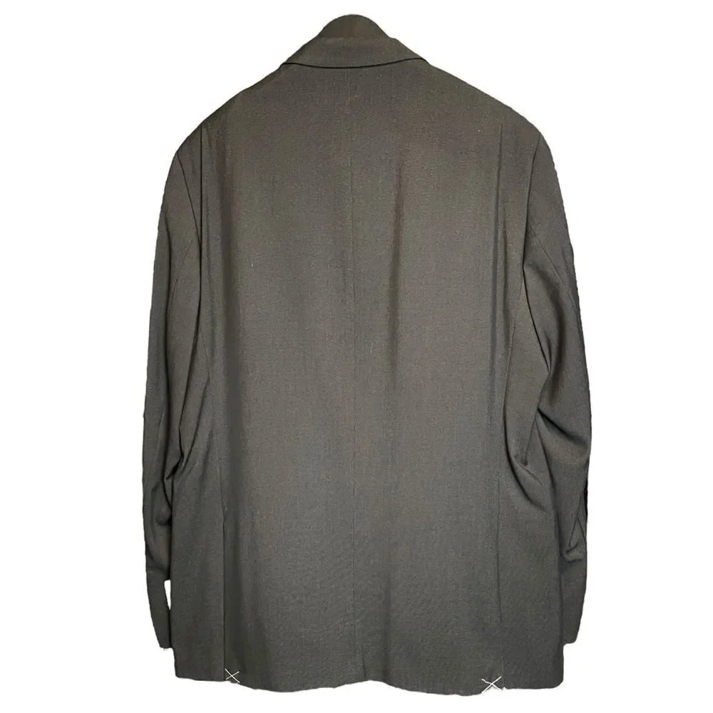 Kenneth Cole Sports Coat 2 Button Charcoal Size 46L